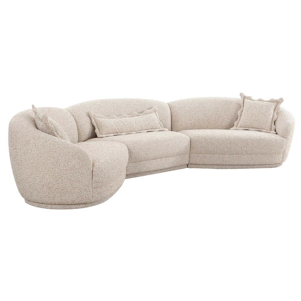 Marion 3 Piece Sectional, Two-Tone-Furniture - Sofas-High Fashion Home