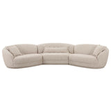 Marion 3 Piece Sectional, Two-Tone-Furniture - Sofas-High Fashion Home