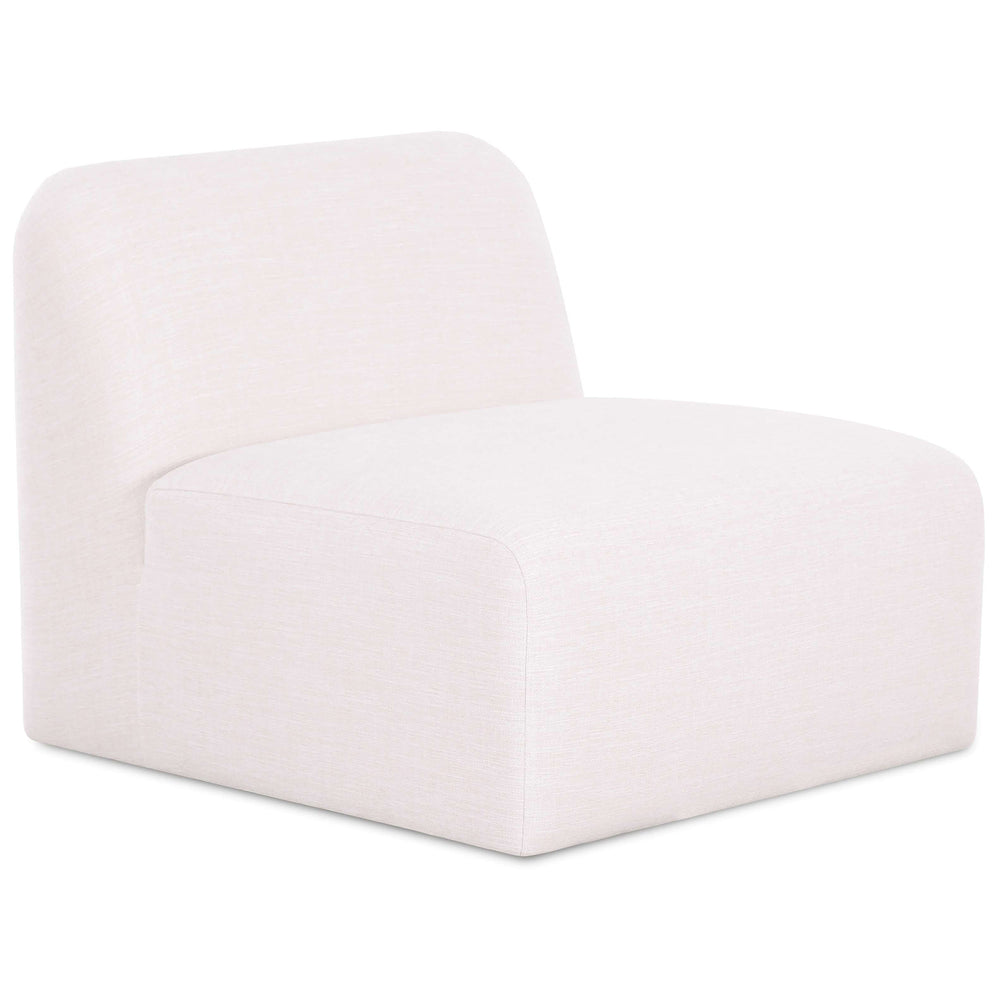 Gorge Armless Chair, Cream