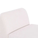 Gorge Armless Chair, Cream