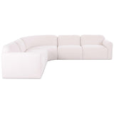 Gorge 5 Piece Sectional, Cream