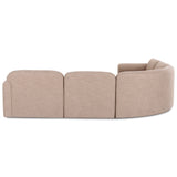 Gorge 5 Piece Sectional, Tan