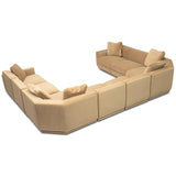 Perry 8 Piece Modular U-Sectional, Tan