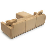 Perry 4 Piece Modular Sectional, Tan