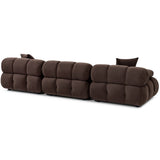 Calliope Modular Sofa, Dark Brown