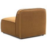 Travie Modular Armless Chair, Honey