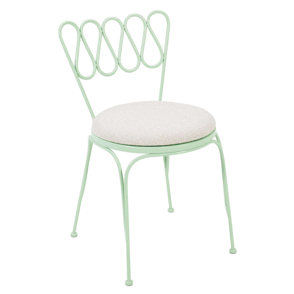 Erica Outdoor Chair, Mint Green-Furniture - Chairs-High Fashion Home