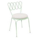 Erica Outdoor Chair, Mint Green-Furniture - Chairs-High Fashion Home