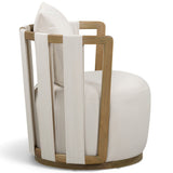 Paolo Outdoor Accent Chair, Cream