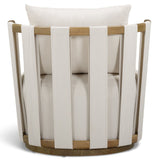 Paolo Outdoor Accent Chair, Cream