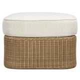 Axel Outdoor Ottoman, Cream