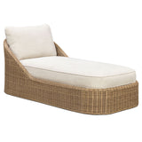 Axel Outdoor Lounge Chair, Cream