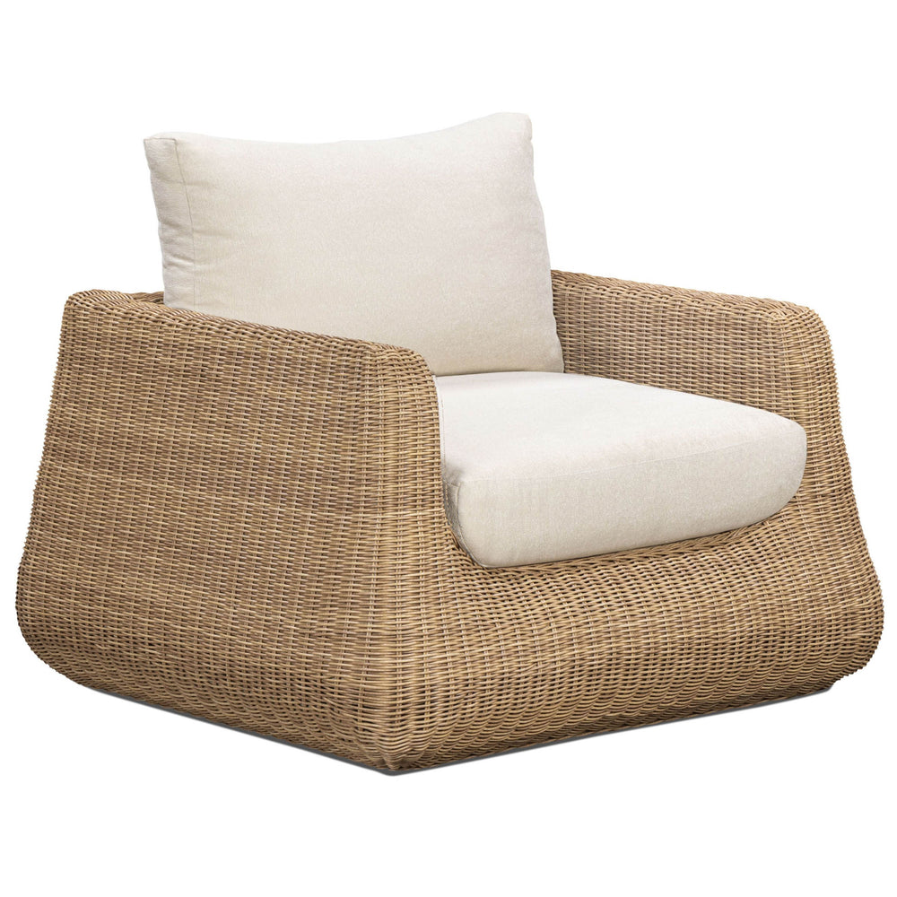 Dana Outdoor Accent Chair, Cream
