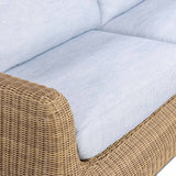 Dana Outdoor Sofa, Light Blue