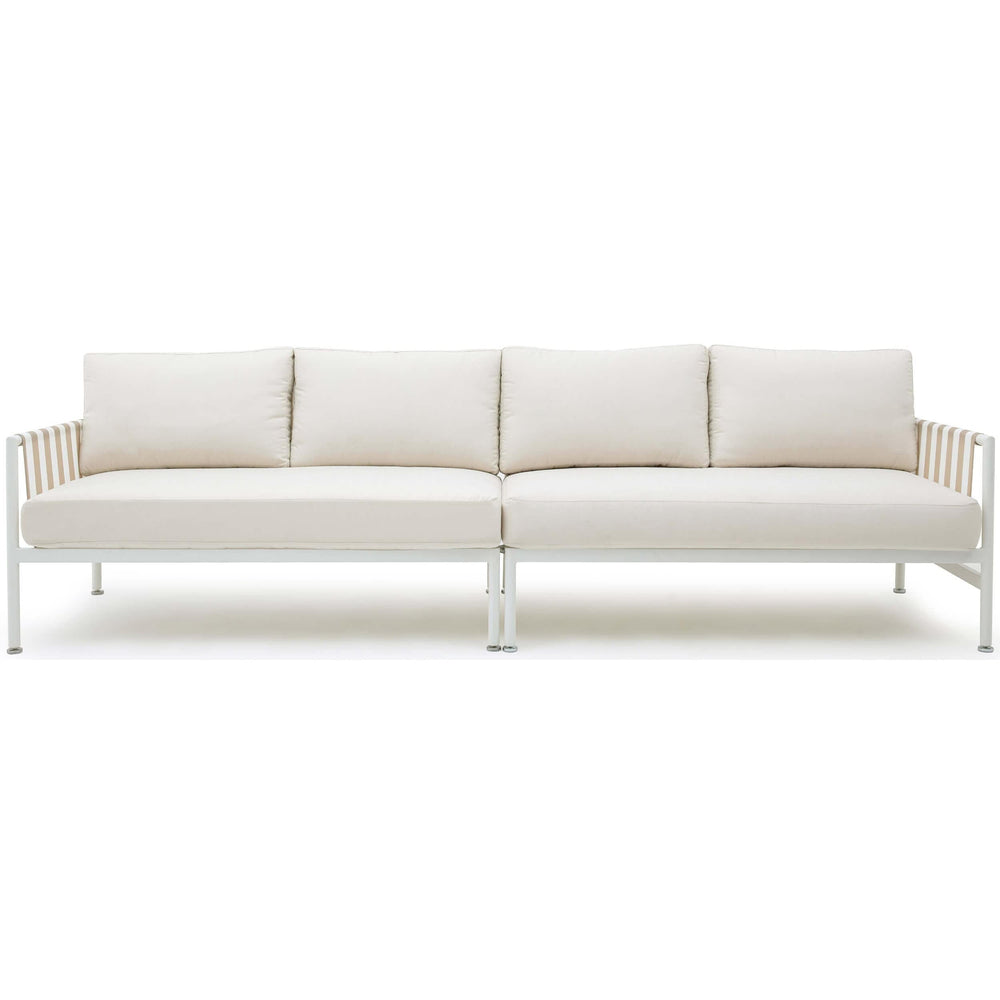 Dunes Outdoor Sofa, Cream-Furniture - Outdoor-High Fashion Home