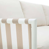 Dunes Outdoor Sofa, Cream-Furniture - Outdoor-High Fashion Home