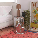 Forma Side Table, Chrome