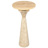 Tara Side Table, Travertine