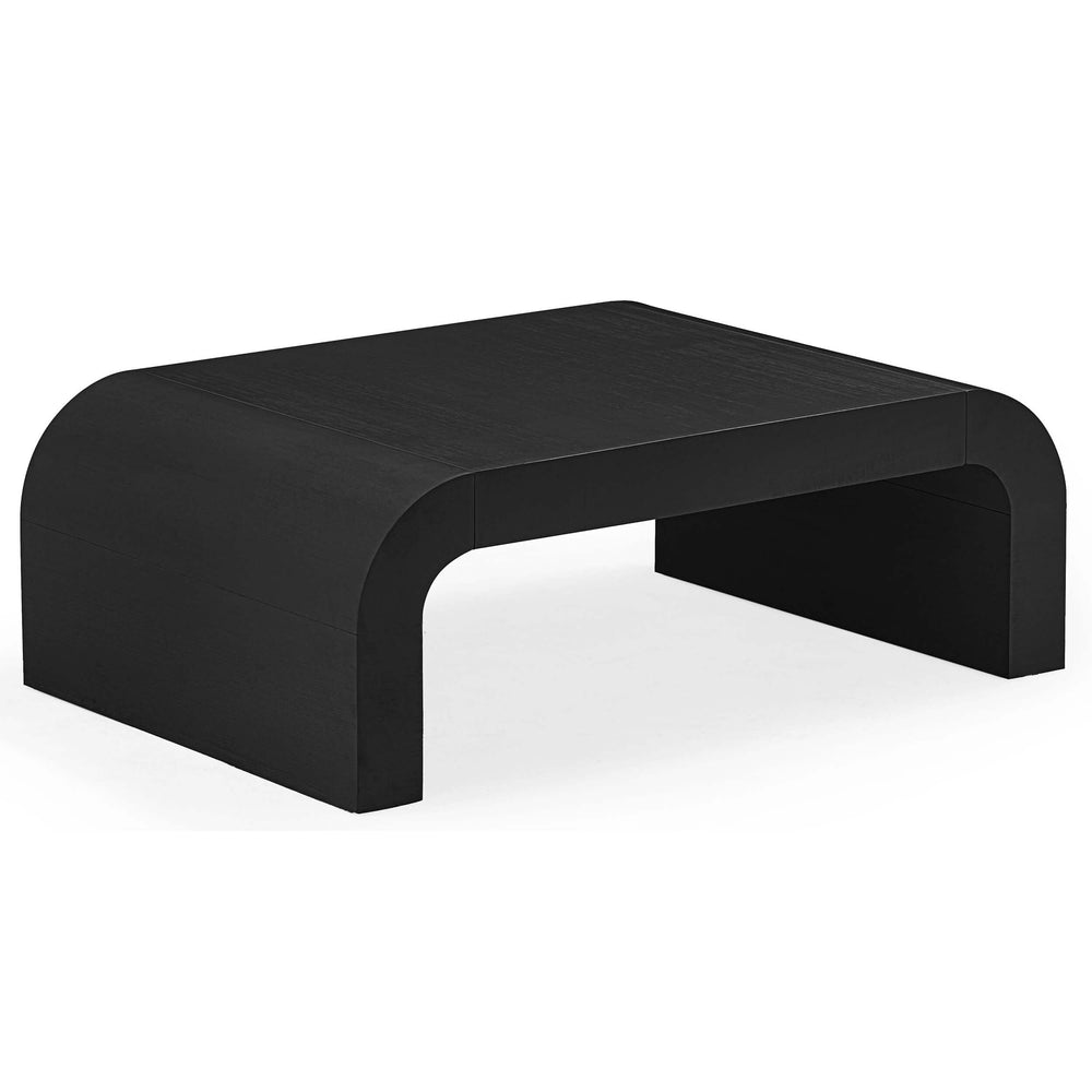 Hump Coffee Table, Black-Furniture - Accent Tables-High Fashion Home