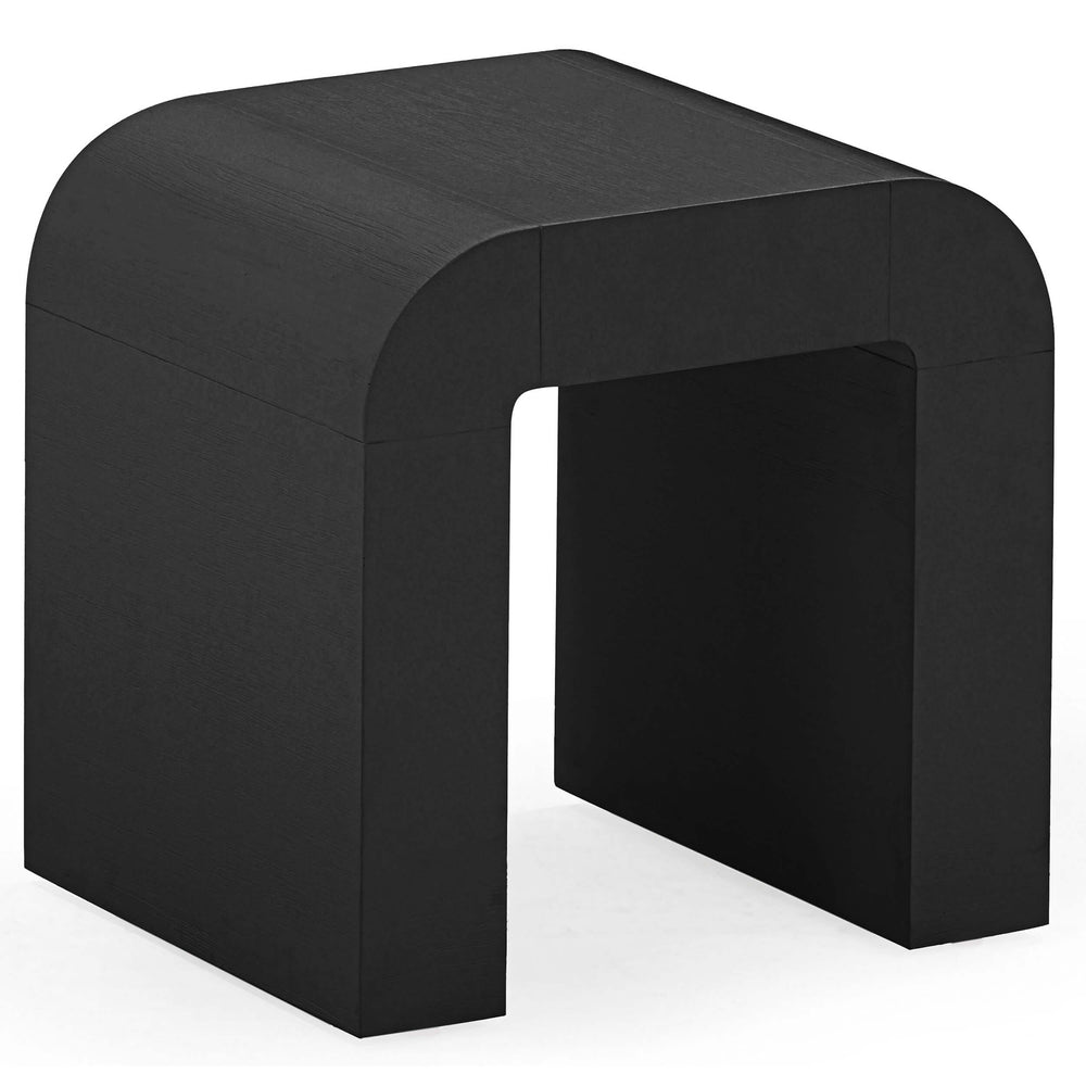 Hump Side Table, Black-Furniture - Accent Tables-High Fashion Home