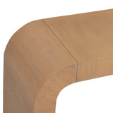 Hump Console Table, Natural