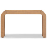 Hump Console Table, Natural