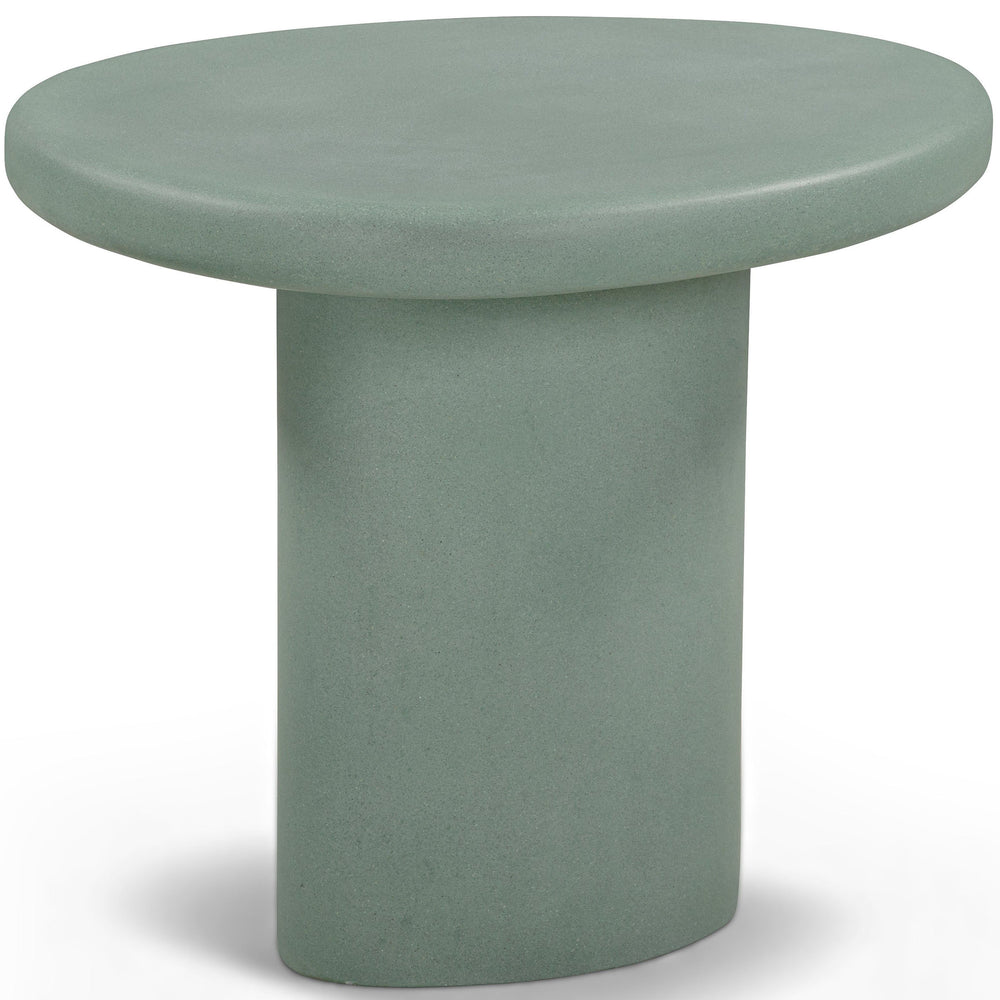 Jade Outdoor Side Table, Green