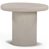 Jade Outdoor Side Table, Cream