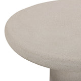Jade Outdoor Side Table, Cream