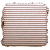 Gertrude Striped Skirted Ottoman, Khaki