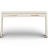 Dani 2-Drawer Console Table, Cream