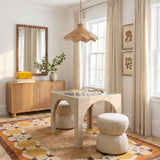 Tomlin Square Mahjong Gaming Table, Tan