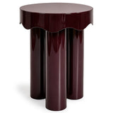 Casper Nesting Side Table Set, Burgundy