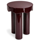 Casper Nesting Side Table Set, Burgundy