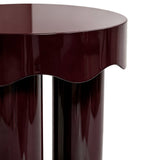 Casper Nesting Side Table Set, Burgundy