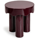 Casper Nesting Side Table Set, Burgundy