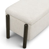 Abby Storage Bench, Cream