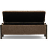 Abby Storage Bench, Brown