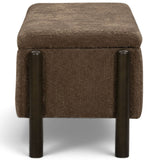Abby Storage Bench, Brown