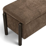 Abby Storage Bench, Brown