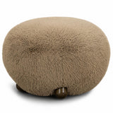 Pucker Ottoman, Taupe