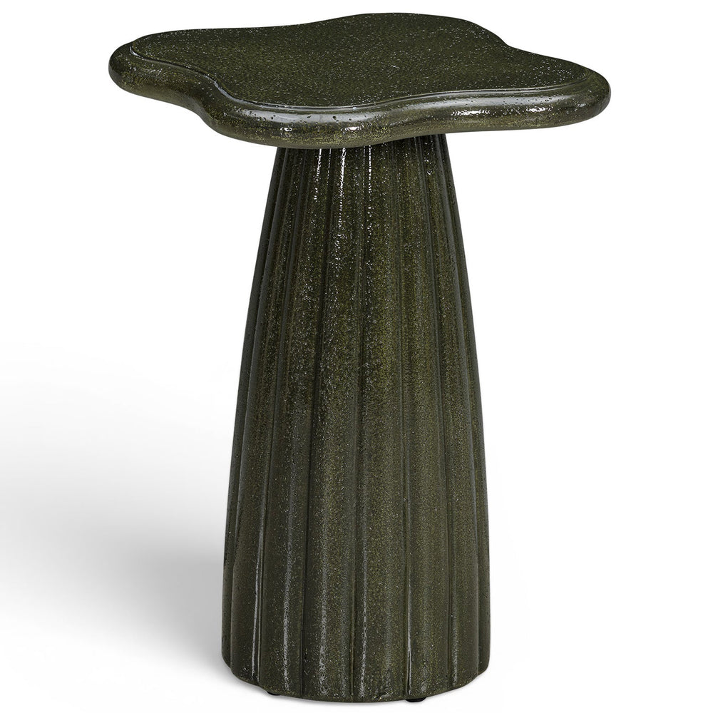 Addison Outdoor Side Table, Green