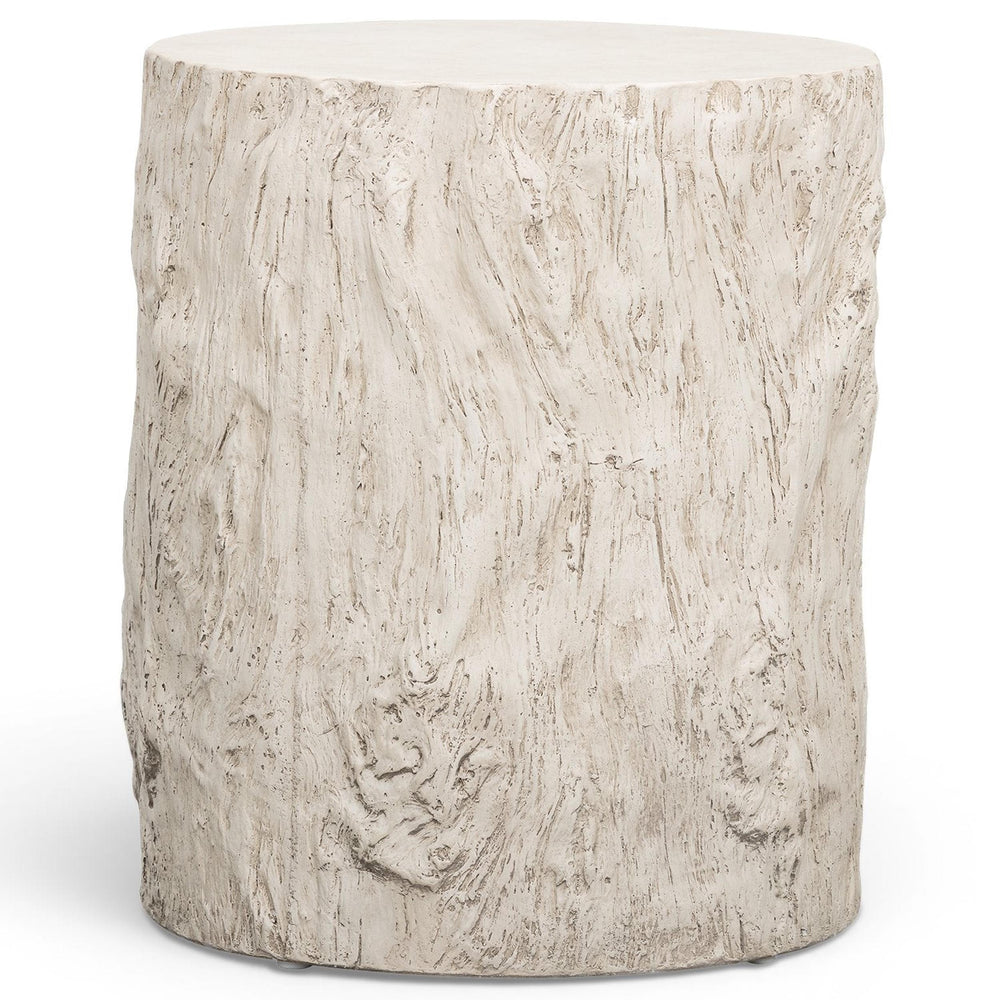 Fawn Outdoor Side Table, Driftwood