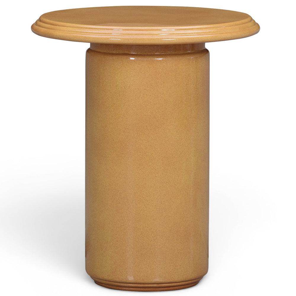 Tate Outdoor Side Table, Turmeric