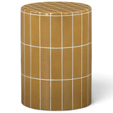 Tatiana Round Outdoor Side Table, Ochre