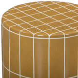 Tatiana Round Outdoor Side Table, Ochre