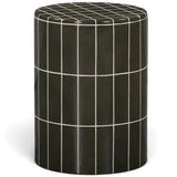 Tatiana Round Outdoor Side Table, Forest Green