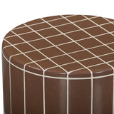 Tatiana Round Outdoor Side Table, Terracotta