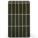 Tatiana Square Outdoor Side Table, Forest Green