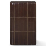 Tatiana Square Outdoor Side Table, Maroon